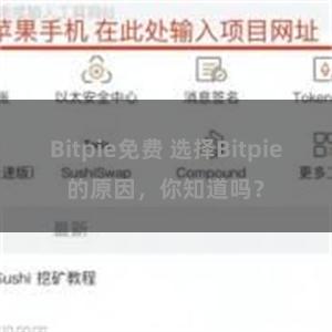 Bitpie免费 选择Bitpie的原因，你知道吗？