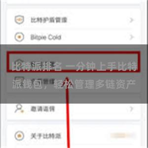 比特派排名 一分钟上手比特派钱包，轻松管理多链资产