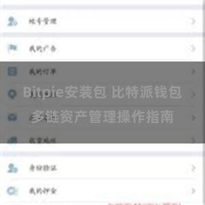 Bitpie安装包 比特派钱包多链资产管理操作指南