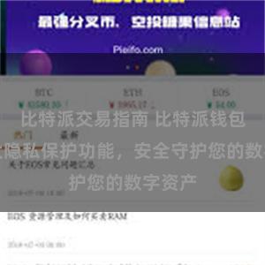 比特派交易指南 比特派钱包：强大隐私保护功能，安全守护您的数字资产