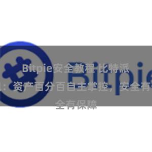 Bitpie安全教程 比特派钱包：资产百分百自主掌控，安全有保障