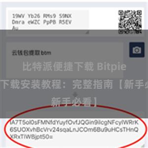 比特派便捷下载 Bitpie钱包下载安装教程：完整指南【新手必看】