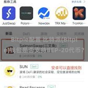 Bitpie配置 比特派(Bitpie)钱包是否支持BEP-20代币？