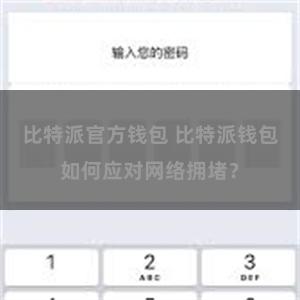 比特派官方钱包 比特派钱包如何应对网络拥堵？