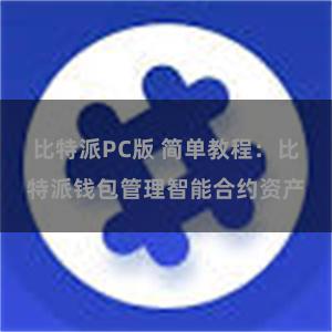比特派PC版 简单教程：比特派钱包管理智能合约资产