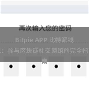 Bitpie APP 比特派钱包：参与区块链社交网络的完全指南