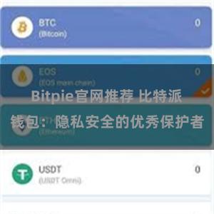 Bitpie官网推荐 比特派钱包：隐私安全的优秀保护者