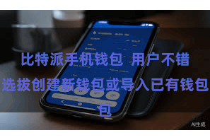 比特派手机钱包  用户不错选拔创建新钱包或导入已有钱包