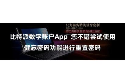 比特派数字账户App  您不错尝试使用健忘密码功能进行重置密码